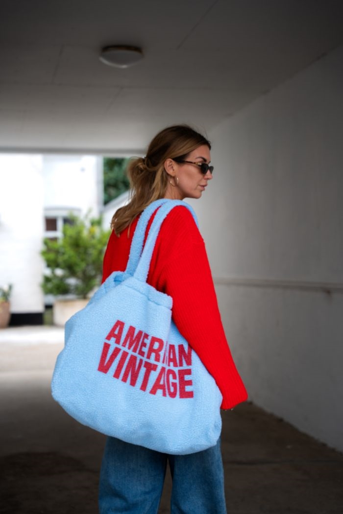 American Vintage, HOK26A, Weekend Tote Bag, Splash